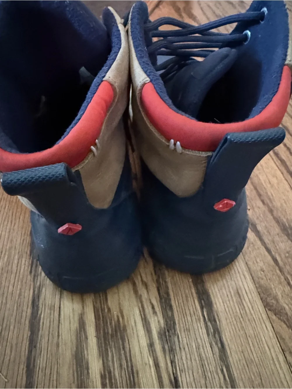 Sperry Navy, Tan and Red Men's Boat Shoes